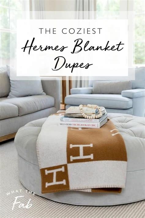 hermes pillow dupes|hermes h blanket dupe.